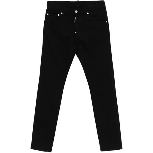 DSQUARED2 KIDS jeans con logo - nero