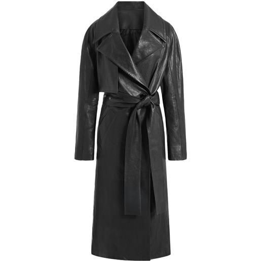 16Arlington cappotto palmi con cintura - nero