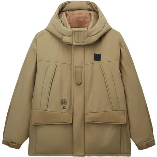 Alpha Industries giacca con cappuccio e tasche - toni neutri