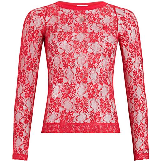 Patou canotta a fiori - rosso