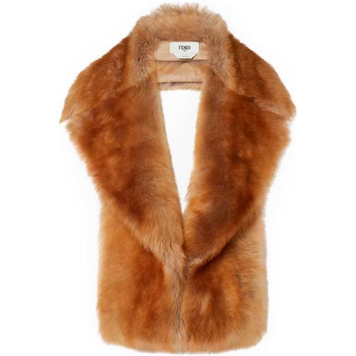 Fendi shearling scarf