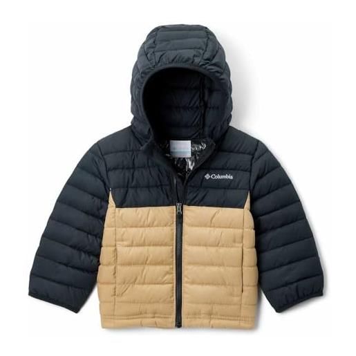 Columbia powder lite 2 - piumino con cappuccio da ragazzo (confezione da 1)