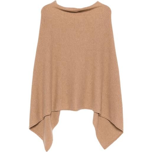 BOMPARD poncho in cashmere - marrone