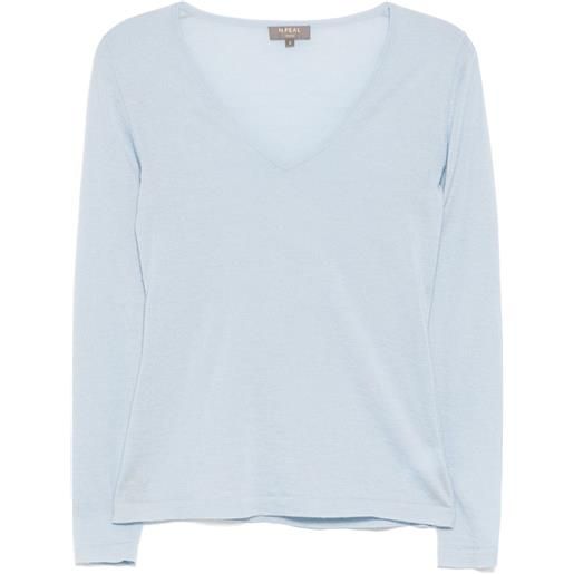 N.Peal camicia imogen - blu