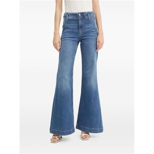 BOSS jeans svasati a vita alta - blu