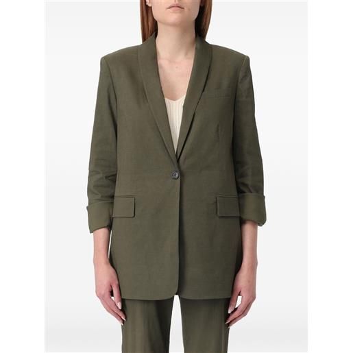 Theory giacca con bottone singolo - verde