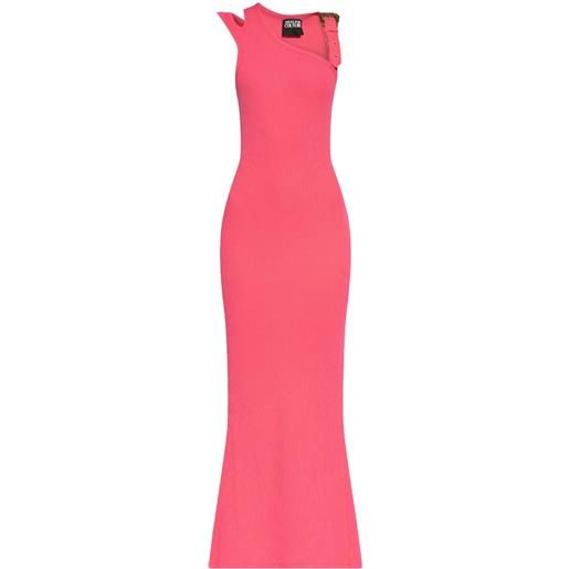 Versace Jeans Couture abito lungo a coste - rosa