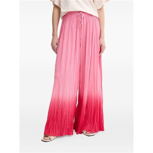 PINKO pantaloni con coulisse - rosa