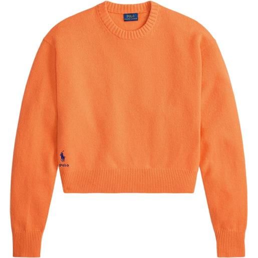 Polo Ralph Lauren maglione a maniche lunghe - arancione