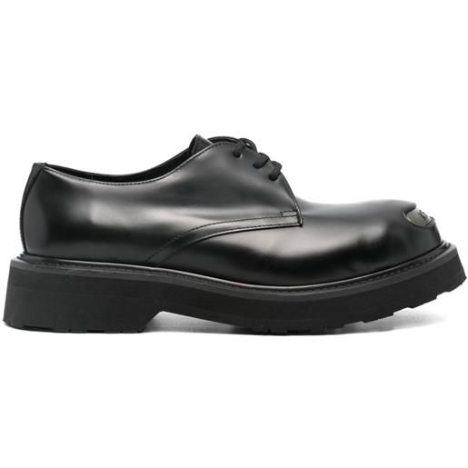 Kenzo stringate in pelle - nero