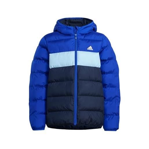 adidas kids synthetic down jacket recycled polyester blue 15-16y