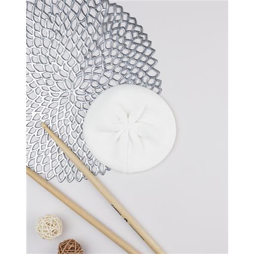 Prénatal cappello bianco bimba tricot
