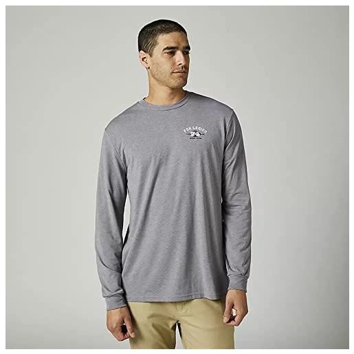 Fox at bay ls tech tee heather graphithe