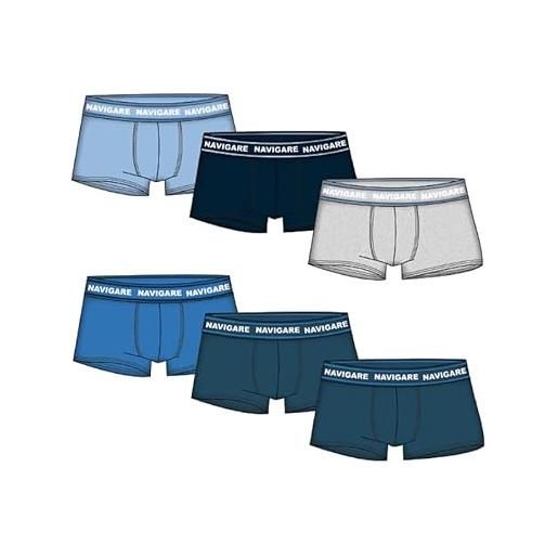Navigare 13 pezzi boxer bambino 13022 in cotone elasticizzato (assortito 10, 15-16 anni)