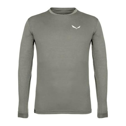 SALEWA puez melange dry tee m, faded green melange, 3xl