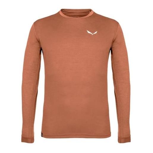 SALEWA puez melange dry tee m, bombay brown melange, 6xl