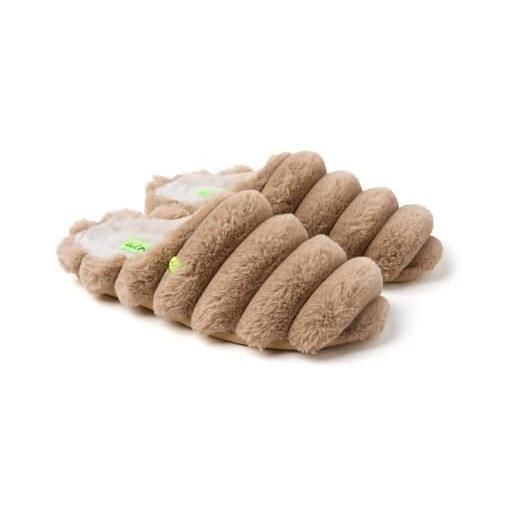 HOT POTATOES whalan, pantofole donna, taupe, 37 eu