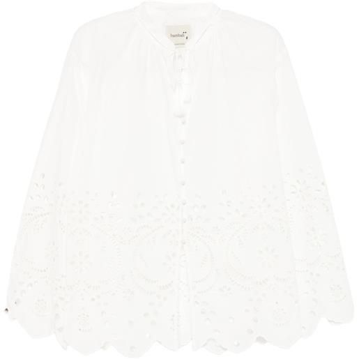 Bambah blusa eyelet - bianco