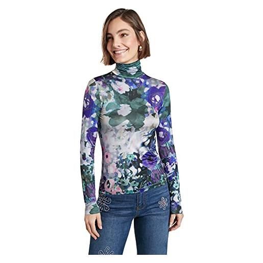Desigual maglietta da donna ts_inaya, blu, xl