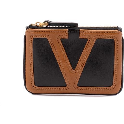 Valentino Garavani `viva superstar` leather key case