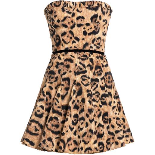 Agua By Agua Bendita caudal jaguar mini dress - toni neutri