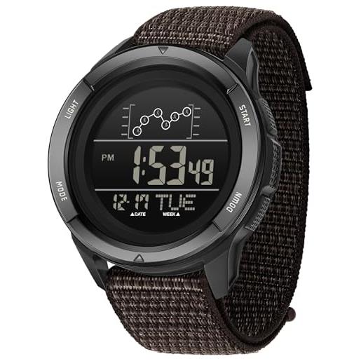 Orologio Sportivo Militare LED Digitale/analogico 1866 – Uomo – 50m Impermeabile – Meccanico Automatico