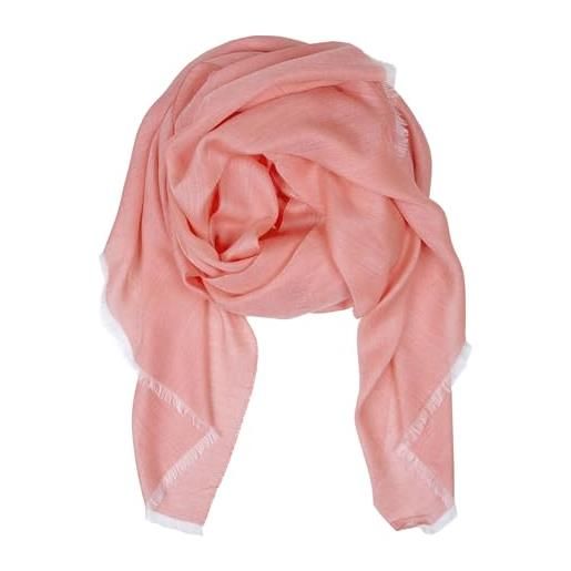 MA.AL.BI 1947 stola seta estiva leggera unisex (arancione)