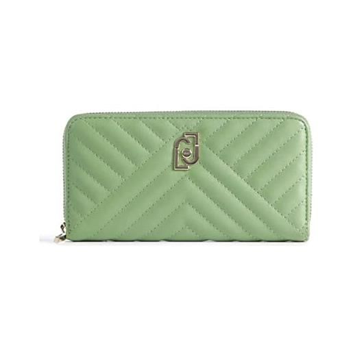 Liu Jo portafoglio donna liu-jo achala xl zip around trapuntato verde shamrock as23lj05 aa3227 verde