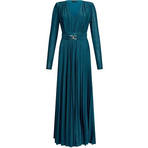 LIU JO abito lungo con scollo a v - blu