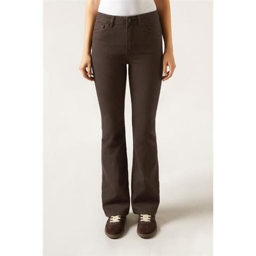 Calzedonia jeans elasticizzati a zampa marrone