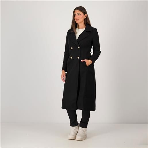 Risskio cappotto doppiopetto con collo rever