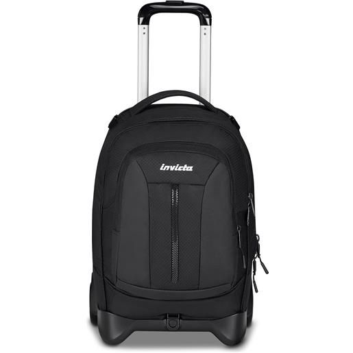 Invicta trolley 2 ruote plug led - nero