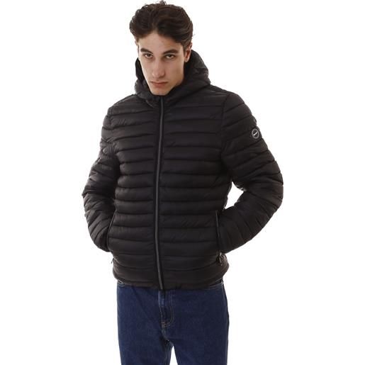 BUNF piumino 100 grammi cappuccio uomo giacca