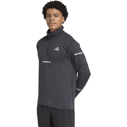 ADIDAS maglia running con mezza zip adi365 climawarm+ uomo