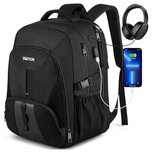 YAMTION 18.4 pollici zaino uomo e ragazzo scuola ado superiore adulti per università lavoro ufficio porta pc