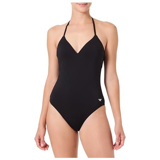 Emporio armani costume intero donna eagle stones nero s, nero, s