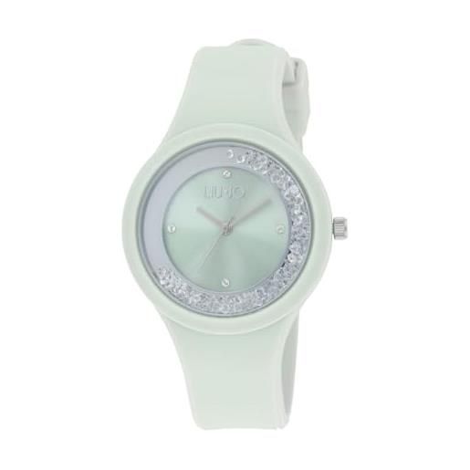 Liu Jo - orologio sportivo da donna al quarzo in gomma - modello dancing sport tlj2525 - orologio con cristalli girevoli nel quadrante