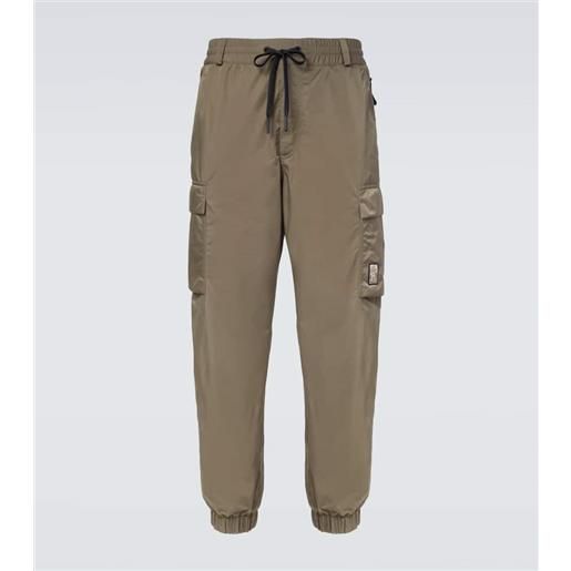 Moncler Grenoble pantaloni cargo aprã©s ski in tessuto tecnico