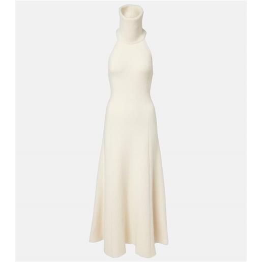 Magda Butrym abito lungo in lana, seta e cashmere