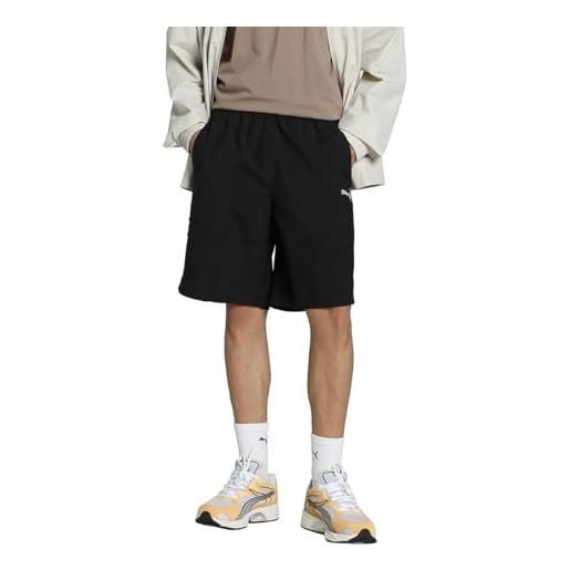 Puma pantaloncini ibridi da uomo, nero , s