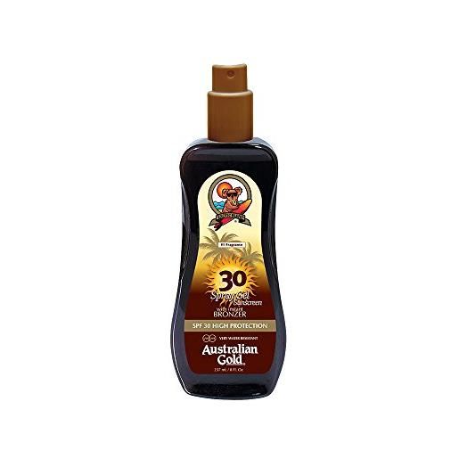 Australian Gold sunscreen spf30 spray gel with instant bronzer 237 ml