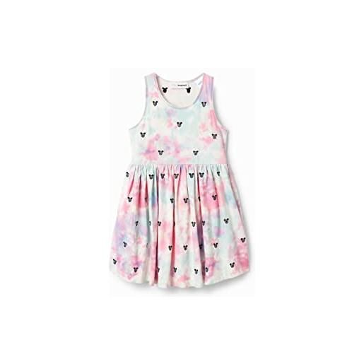 Desigual vest_rosae 3009 chicle dress, colore: rosso, 8 anni bambina