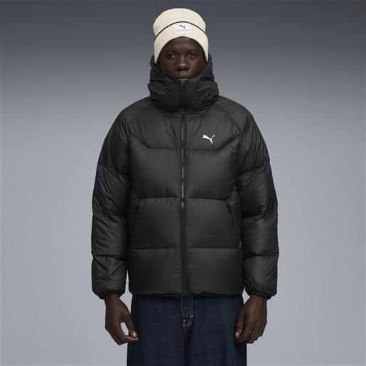 PUMA piumino con cappuccio da uomo, abbigliamento, nero, xl