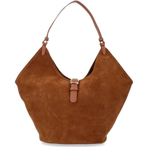 Chiara Ferretti borsa a spalla in pelle scamosciata