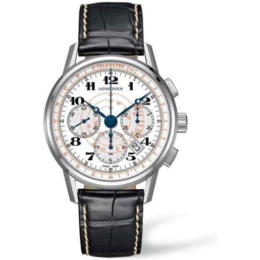 Longines orologio heritage l2.780.4.18.2 telemeter crono 41mm uomo Longines the Longines heritage classic