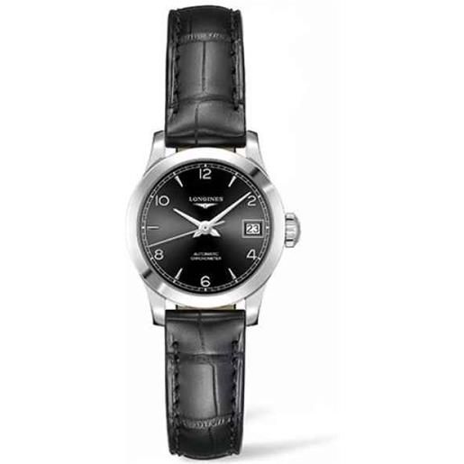Longines orologio record l2.320.4.56.2 cosc automatico 26mm donna Longines record