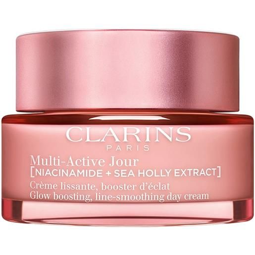 Clarins multi-active jour 30+ 50 ml anti-rughe anti-stress levigante illuminante crema