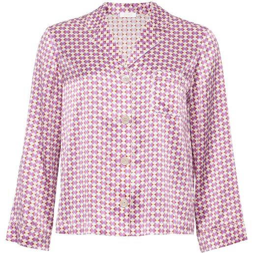 ERES casacca pigiama disque con stampa geometrica - viola