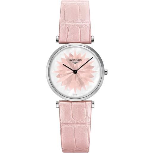 Longines orologio la grande l4.512.4.04.2 mop rosa 29mm donna Longines