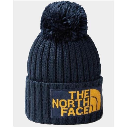North Face the North Face cappello berretto blu giallo unisex heritage ski tuke beanie pon